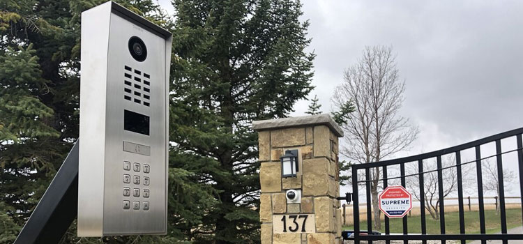 Camera Intercom Gate Entry System Brea